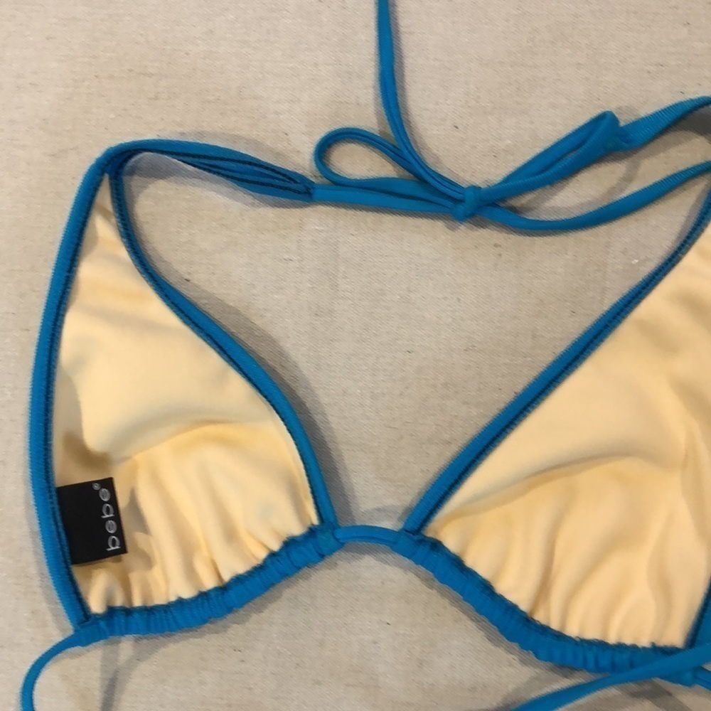 Bebe Blue‎ Rhinestone String Bikini 2 Piece - Picture 7 of 12
